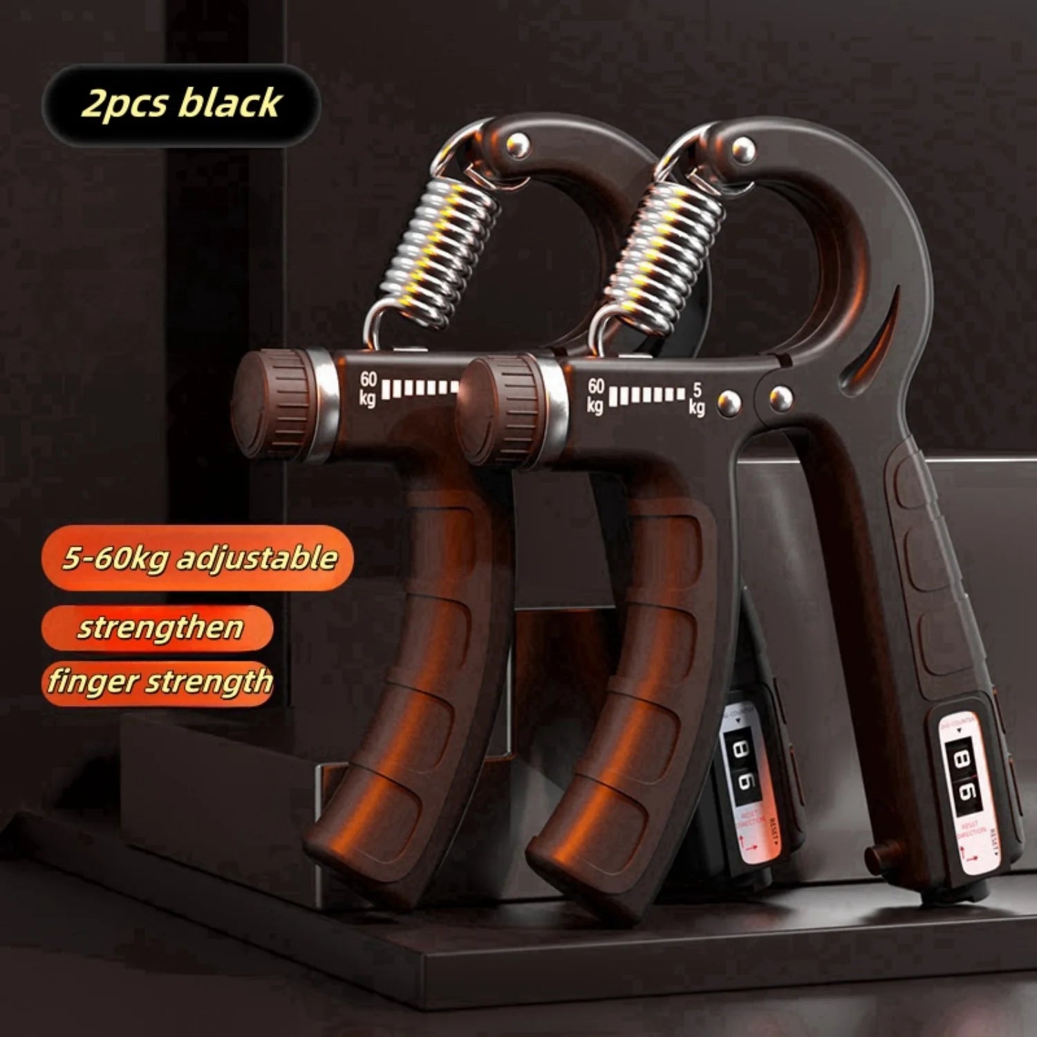 5-60KG Grip Strength TrainerHand Squeeze Forearm Strength TrainerAdjustable Resistance Hand Grip Strength TrainerMuscle Recovery