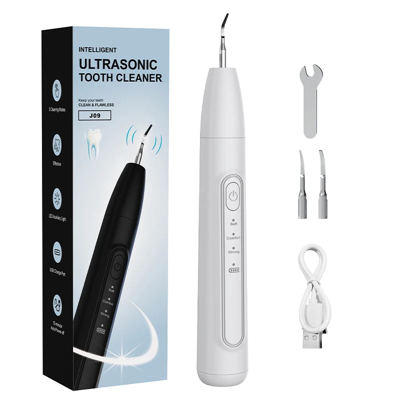 Schoben Ultrasonic Dental Scaler For Teeth Tartar Plaque Stains Cleaner Tooth Calculus Electric Dental Tooth Stone Remover