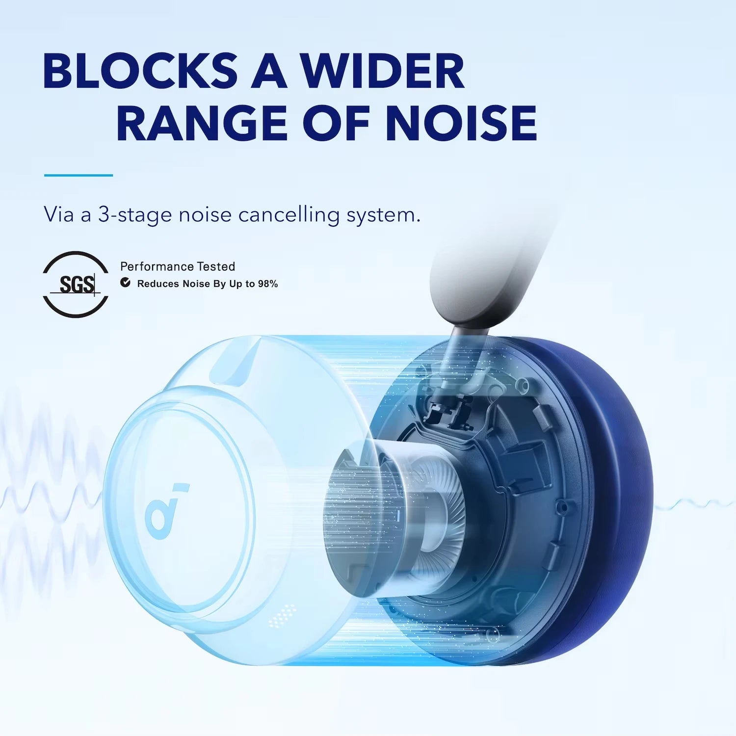 Soundcore by Anker Space Q45 Adaptive Active Noise Cancelling Headphones, App Control, LDAC Hi-Res Wireless Audio, Bluetooth 5.3