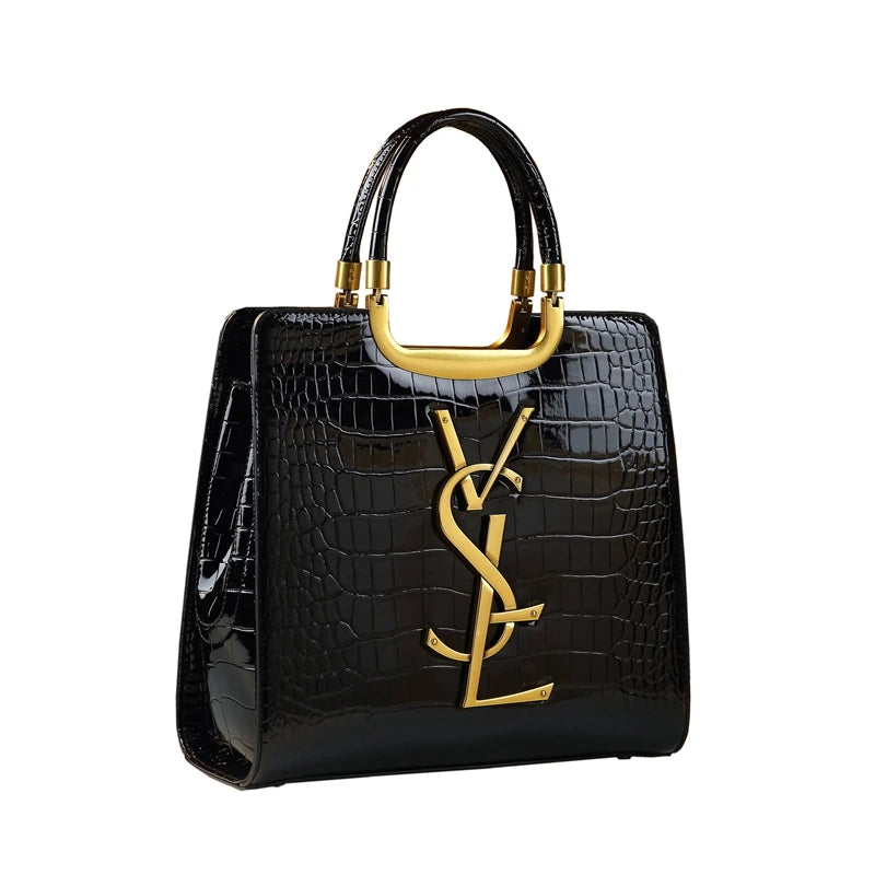 Luxury Women’s Tote Bag – High-Grade Autumn & Winter Fashion, Crocodile-Print Shoulder & Crossbody Bag