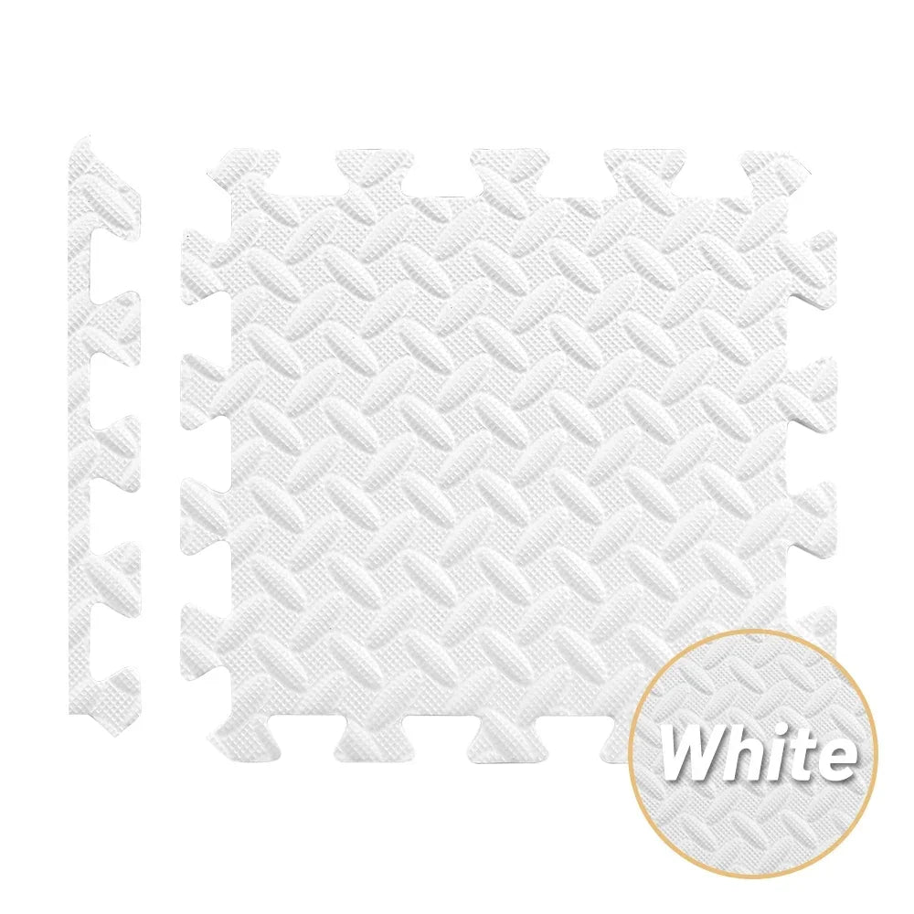4~20Pcs Puzzle Fitness Mat, Eva Interlocking Foam Floor Tiles for Home