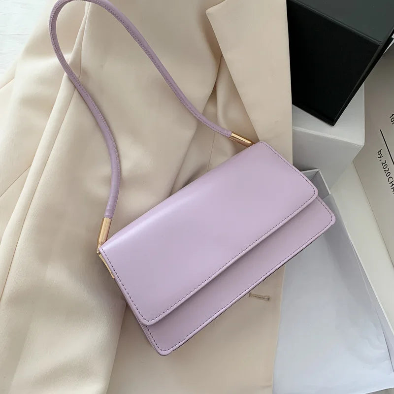 Luxury Women’s Crossbody Bag 2025 – Fashion Underarm Shoulder Handbag, Solid Color Purses for Women