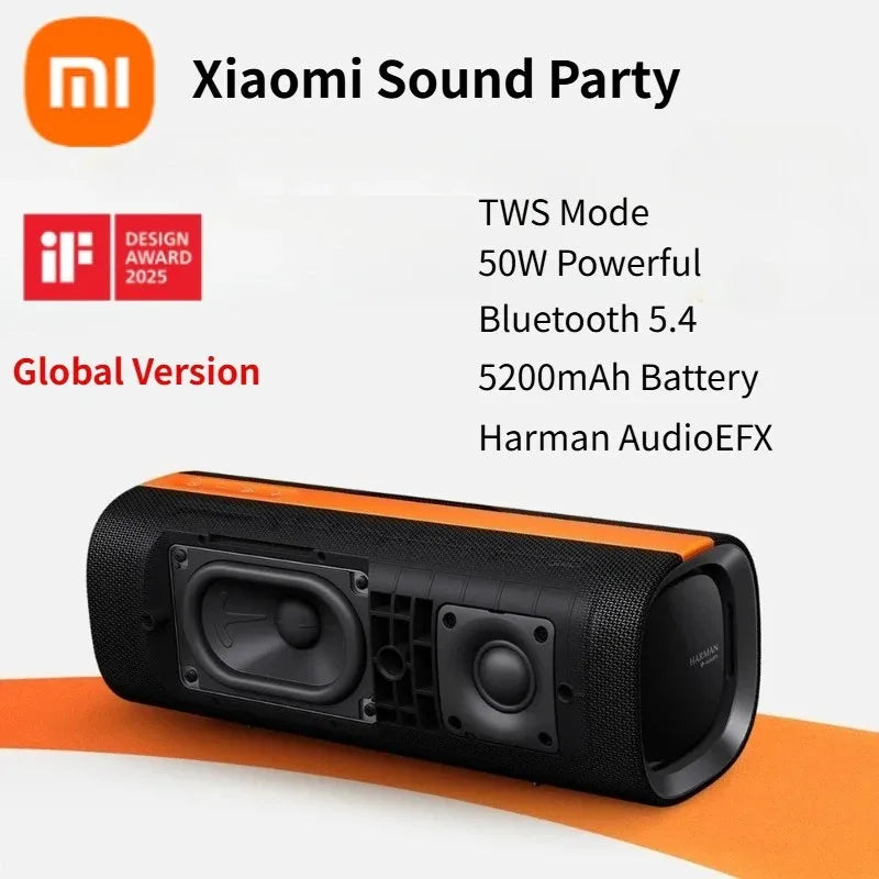 Xiaomi Sound Party Global Version Portable Bluetooth Wireless Speaker High-Quality Outdoor Sound Durable for Outdoor Use