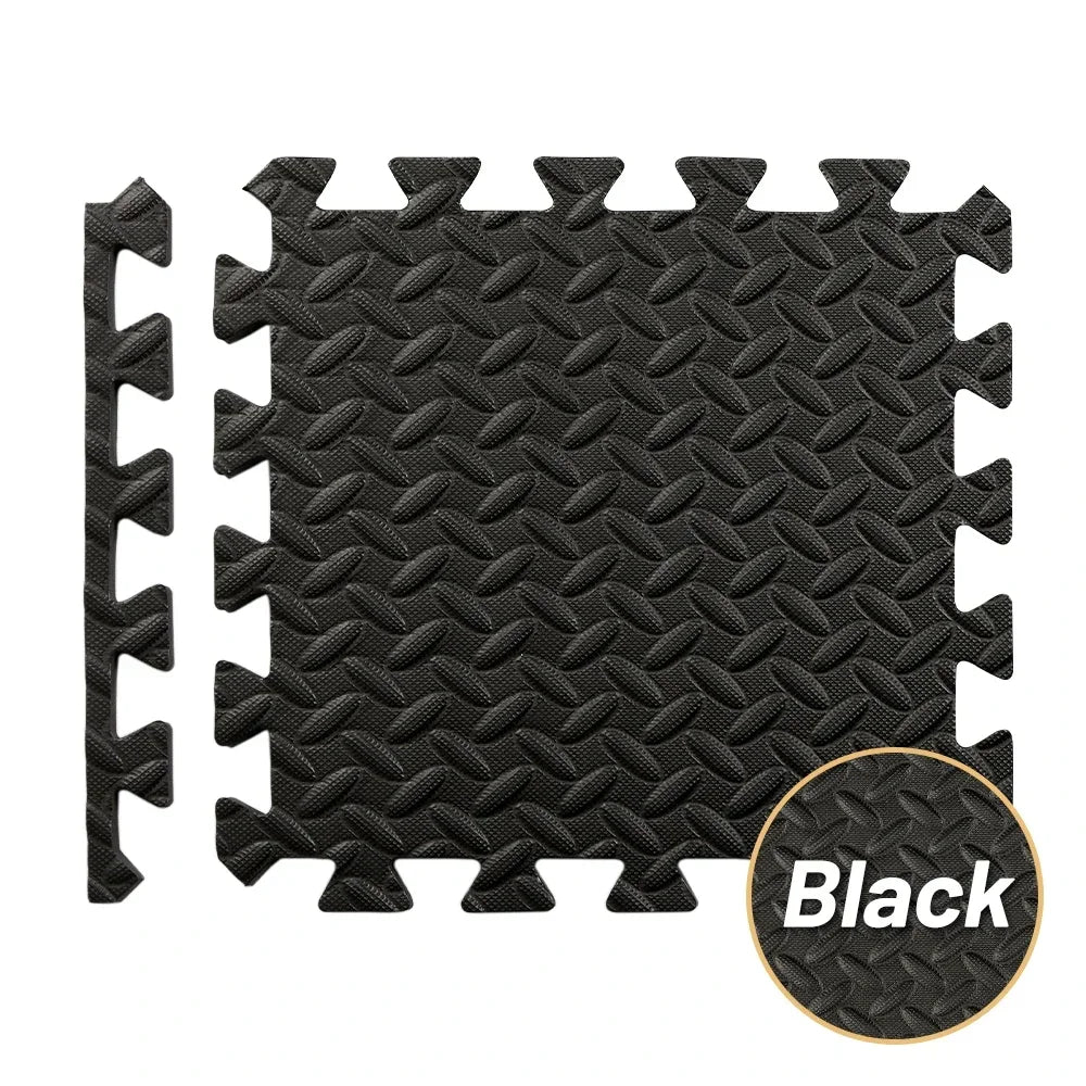 4~20Pcs Puzzle Fitness Mat, Eva Interlocking Foam Floor Tiles for Home