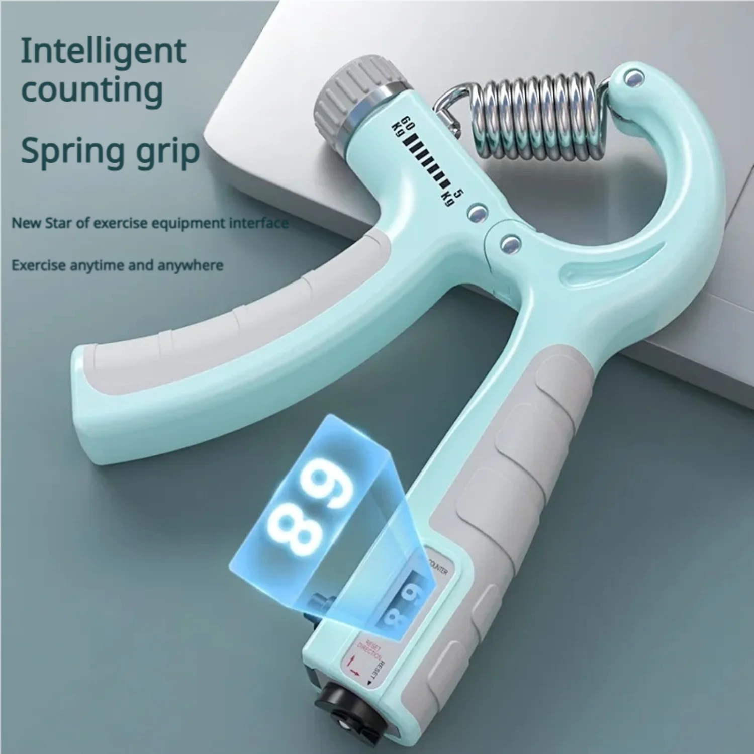 5-60KG Grip Strength TrainerHand Squeeze Forearm Strength TrainerAdjustable Resistance Hand Grip Strength TrainerMuscle Recovery