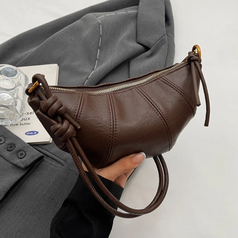 2025 Women’s Velvet Shoulder Bag – High-Quality Solid Color Crossbody Handbag, Soft Fashionable Western Style Bag