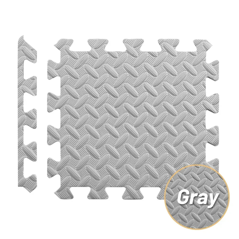 4~20Pcs Puzzle Fitness Mat, Eva Interlocking Foam Floor Tiles for Home
