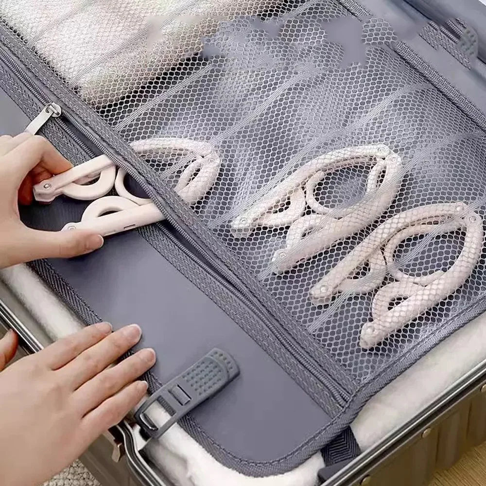 50PCS/30PCS/20PCS/10PCS multifunctional folding hangers are essential for home use, dormitories, business trips, and travel