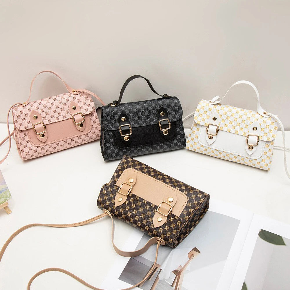 Polka Dot Diamond Mini Bag – Women’s Retro Shoulder & Crossbody Phone Purse, Trendy Small Handbag