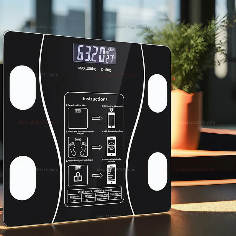 Special electronic scale for body management and fat loss, smart mode, Bluetooth body fat scale, home weight scale, ultra-precis