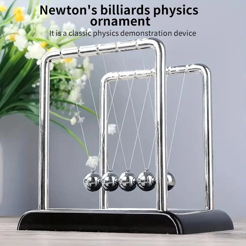 Newton Pendulum Balance Balls: Stylish Desk Decor & Educational Dynamics Toy for Office & Home