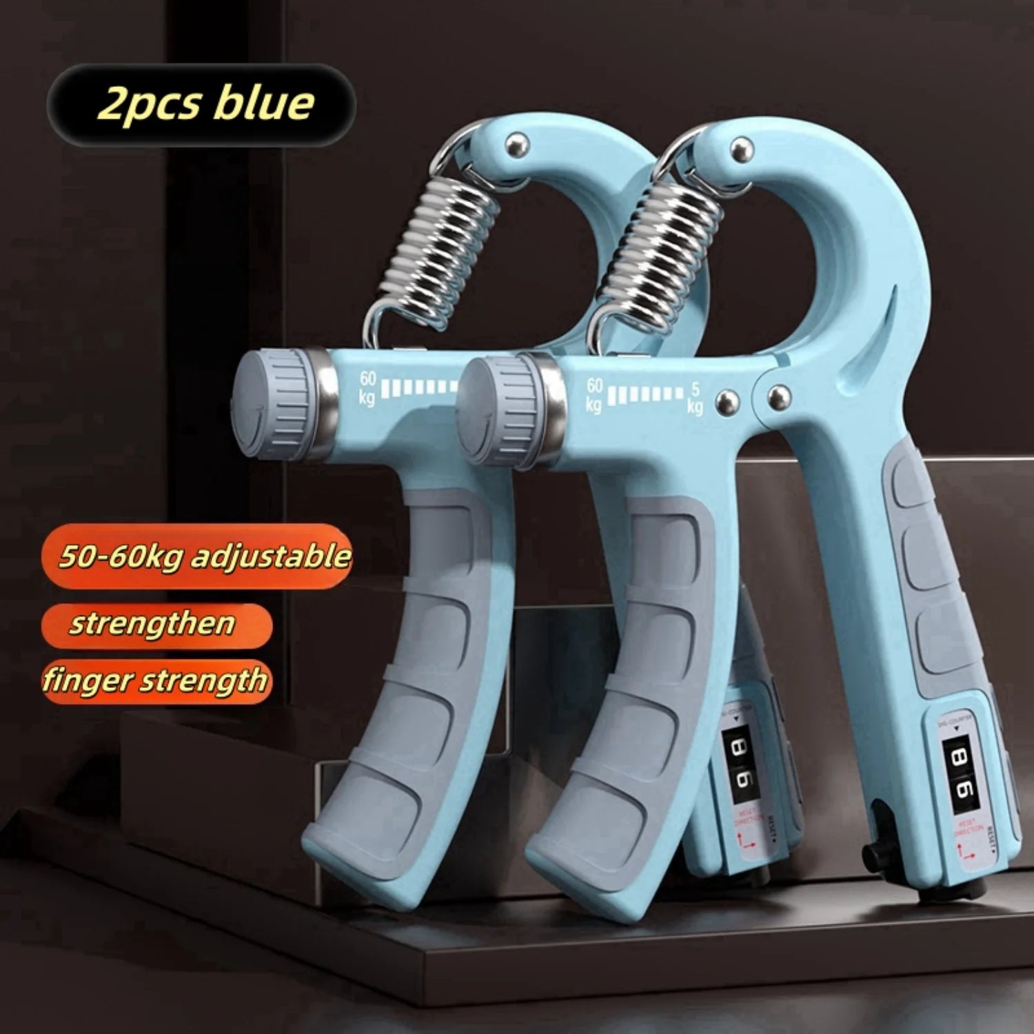 5-60KG Grip Strength TrainerHand Squeeze Forearm Strength TrainerAdjustable Resistance Hand Grip Strength TrainerMuscle Recovery