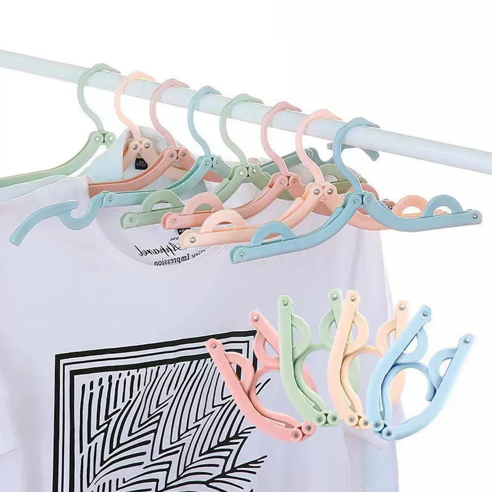 50PCS/30PCS/20PCS/10PCS multifunctional folding hangers are essential for home use, dormitories, business trips, and travel