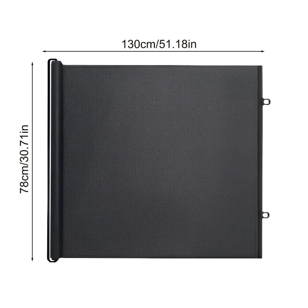 Retractable No-Drill Pet & Child Safety Mesh Gate