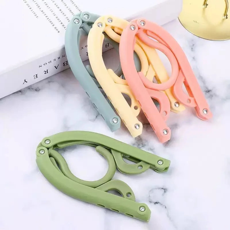 50PCS/30PCS/20PCS/10PCS multifunctional folding hangers are essential for home use, dormitories, business trips, and travel