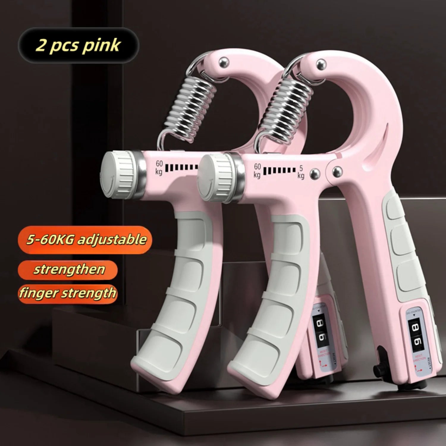 5-60KG Grip Strength TrainerHand Squeeze Forearm Strength TrainerAdjustable Resistance Hand Grip Strength TrainerMuscle Recovery
