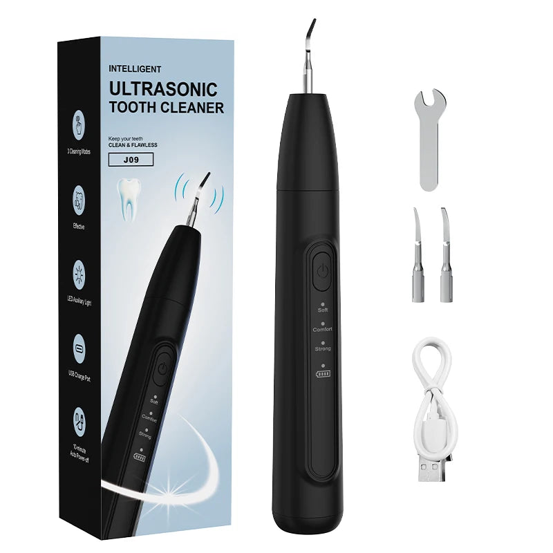 Schoben Ultrasonic Dental Scaler For Teeth Tartar Plaque Stains Cleaner Tooth Calculus Electric Dental Tooth Stone Remover