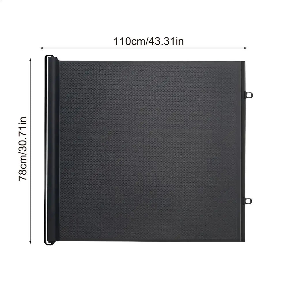 Retractable No-Drill Pet & Child Safety Mesh Gate