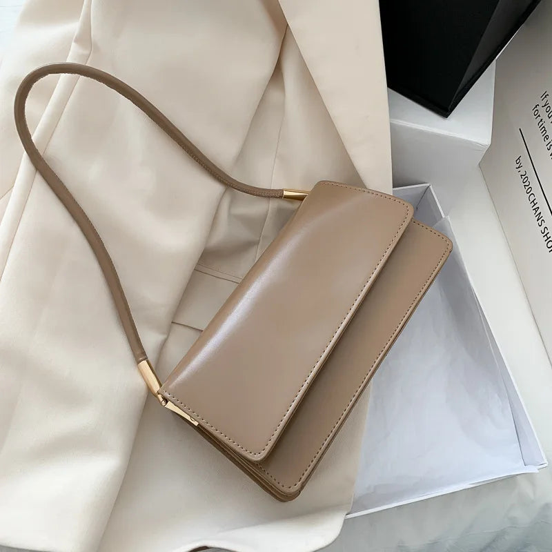 Luxury Women’s Crossbody Bag 2025 – Fashion Underarm Shoulder Handbag, Solid Color Purses for Women